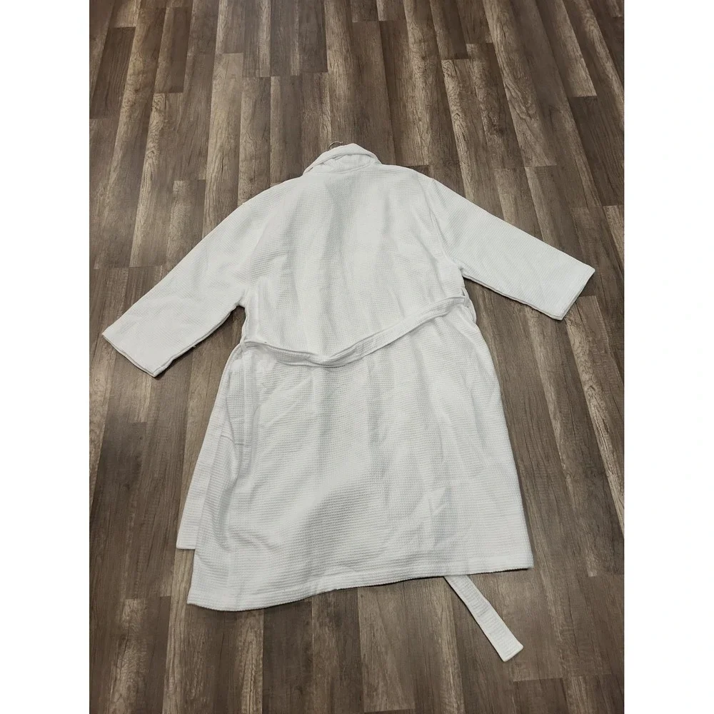 Tommy Bahama Waffle Men's Robe, Size L/XL, White NWT